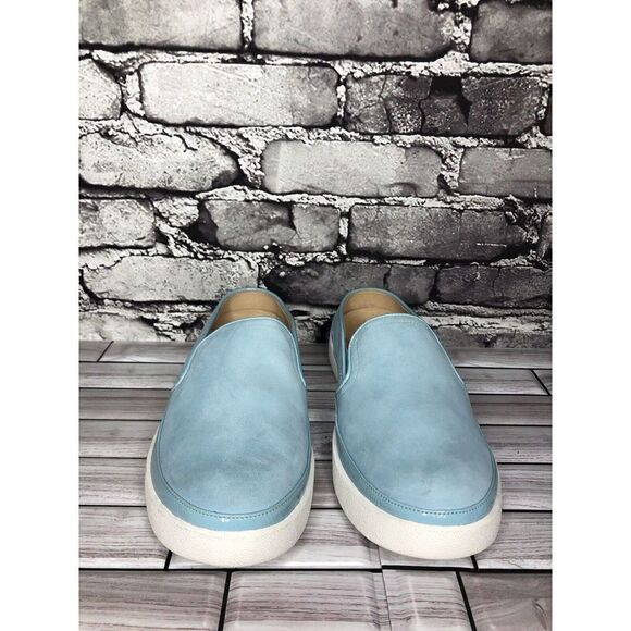 Vionic Effortless Porcelain Blue Suede Leather Comfort Shoes Women 8.5M US/40EU - Picture 3 of 15